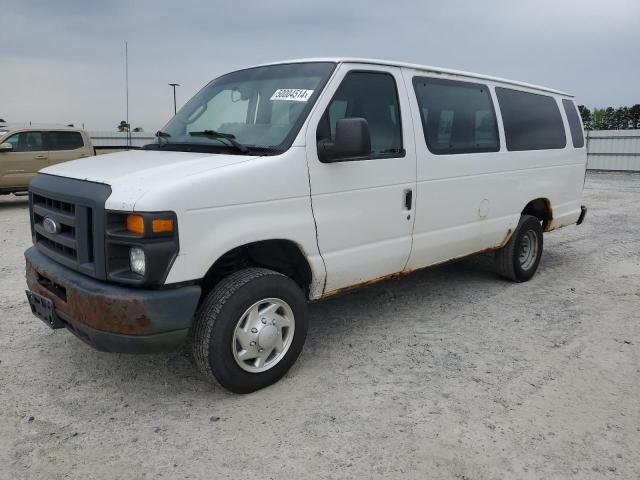 1FTSS3EL7DDB02563 - 2013 FORD ECONOLINE E350 SUPER DUTY VAN WHITE photo 1