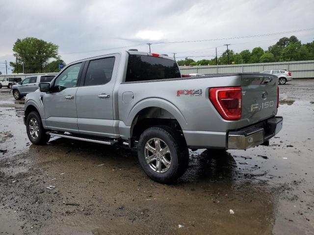 1FTFW1E87PKG09873 - 2023 FORD F150 SUPERCREW SILVER photo 2