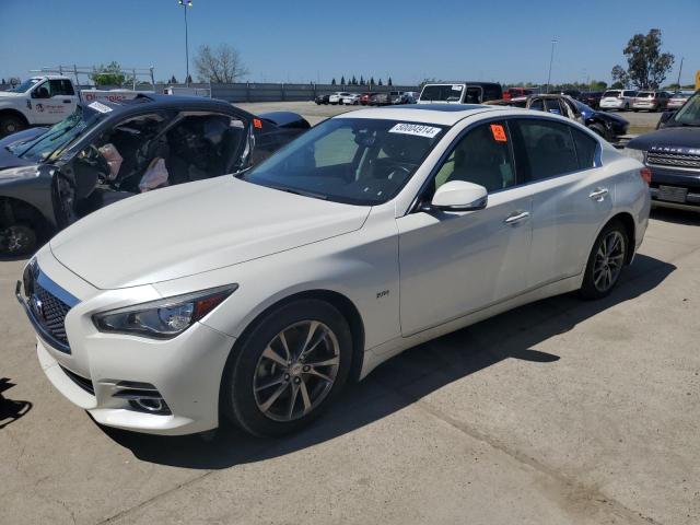 JN1EV7AP4HM743943 - 2017 INFINITI Q50 PREMIUM WHITE photo 1