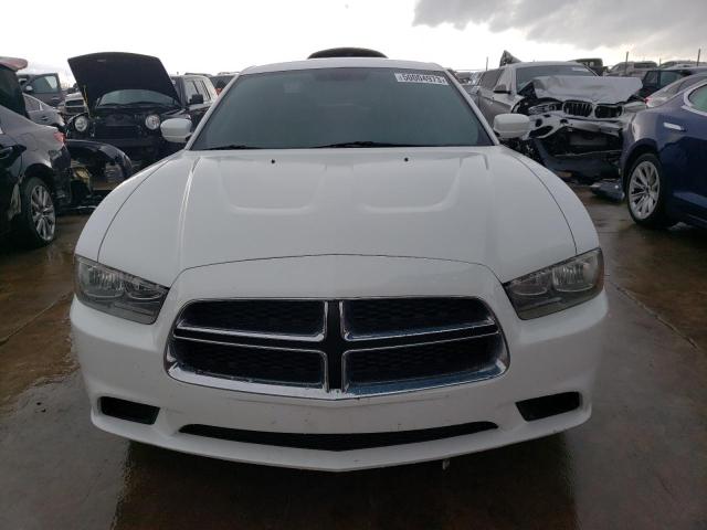 2C3CDXBG4DH502214 - 2013 DODGE CHARGER SE WHITE photo 5