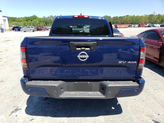 1N6ED1EK3NN682860 - 2022 NISSAN FRONTIER S BLUE photo 6