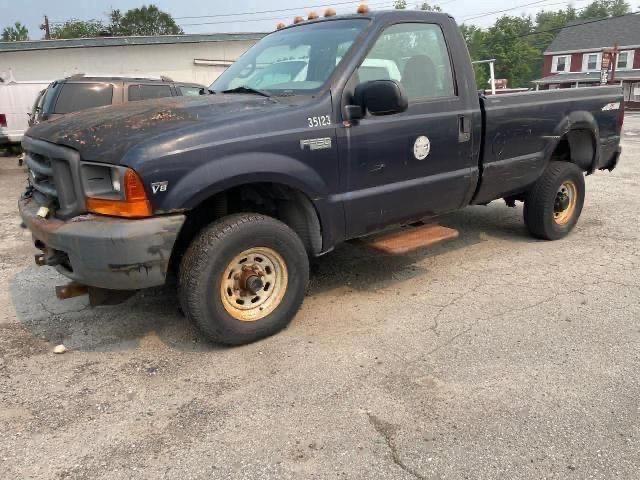 1FTSF31F2XEB69686 - 1999 FORD F350 SRW SUPER DUTY BLUE photo 2