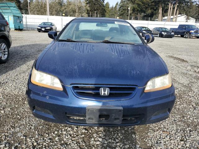 1HGCG32741A012654 - 2001 HONDA ACCORD EX BLUE photo 5