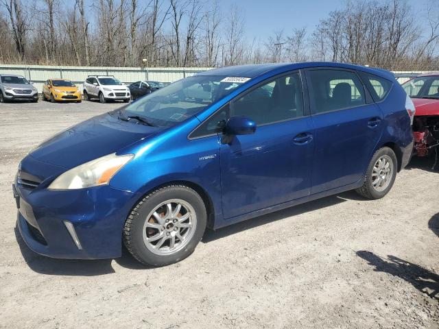 JTDZN3EU4E3311913 - 2014 TOYOTA PRIUS V BLUE photo 1