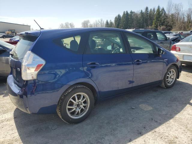 JTDZN3EU4E3311913 - 2014 TOYOTA PRIUS V BLUE photo 3