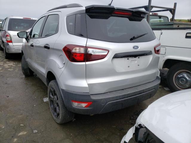 MAJ6S3JL3MC454932 - 2021 FORD ECOSPORT SES SILVER photo 2