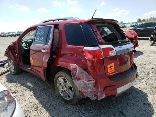 2GKALYEKXD6174535 - 2013 GMC TERRAIN DENALI RED photo 2