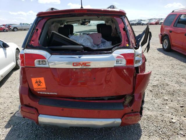 2GKALYEKXD6174535 - 2013 GMC TERRAIN DENALI RED photo 6