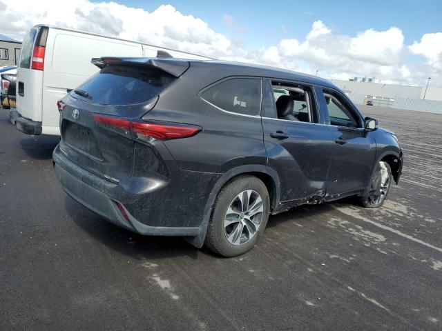 5TDHZRBHXLS054097 - 2020 TOYOTA HIGHLANDER XLE BLACK photo 3