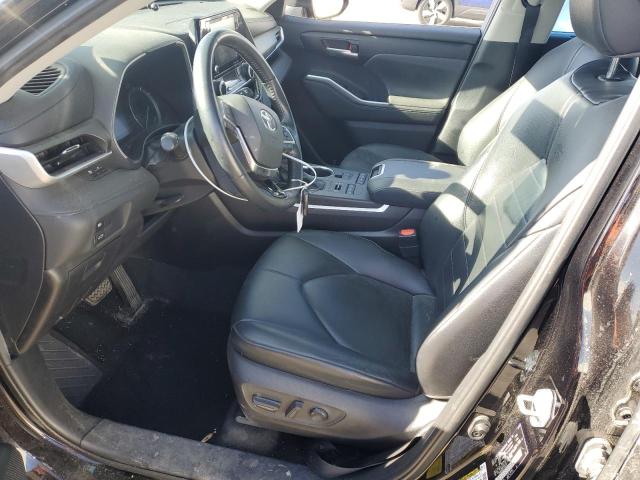 5TDHZRBHXLS054097 - 2020 TOYOTA HIGHLANDER XLE BLACK photo 7