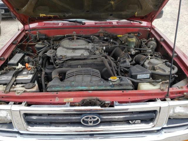 JT4VN13D0S5154435 - 1995 TOYOTA PICKUP 1/2 TON EXTRA LONG WHEELBASE RED photo 11