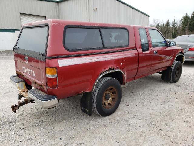 JT4VN13D0S5154435 - 1995 TOYOTA PICKUP 1/2 TON EXTRA LONG WHEELBASE RED photo 3