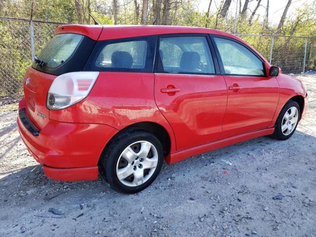 2T1KR32E35C492383 - 2005 TOYOTA COROLLA MA XR RED photo 3