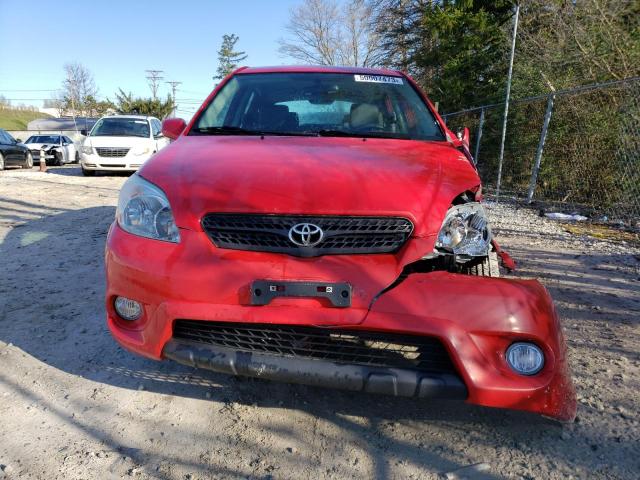 2T1KR32E35C492383 - 2005 TOYOTA COROLLA MA XR RED photo 5