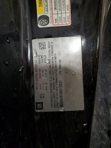 1G1FH1R72H0176237 - 2017 CHEVROLET CAMARO SS BLACK photo 13