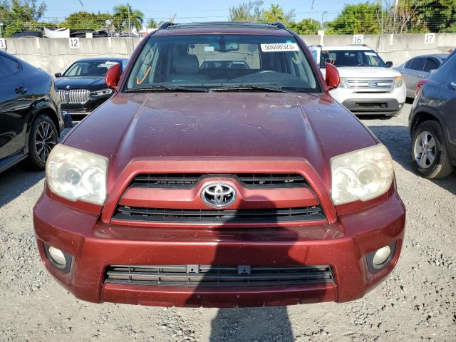 JTEZU17R468062562 - 2006 TOYOTA 4RUNNER LIMITED BURGUNDY photo 5