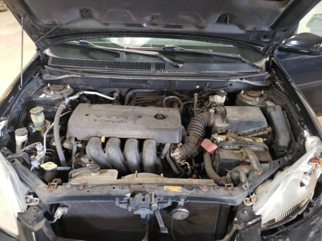 2T1KR32E57C672600 - 2007 TOYOTA COROLLA MA XR BLACK photo 11