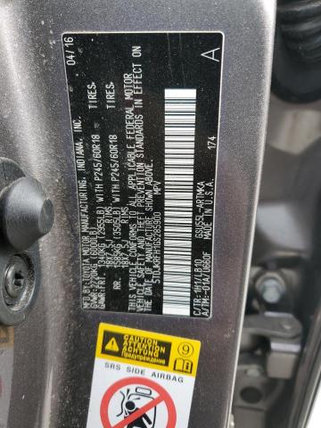 5TDJKRFH1GS285900 - 2016 TOYOTA HIGHLANDER XLE 灰色 照片 14