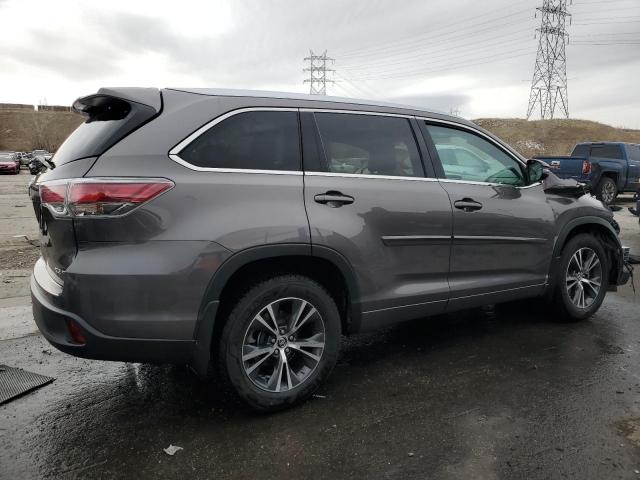 5TDJKRFH1GS285900 - 2016 TOYOTA HIGHLANDER XLE 灰色 照片 3
