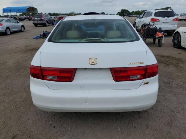 1HGCM66595A055198 - 2005 HONDA ACCORD EX WHITE photo 6