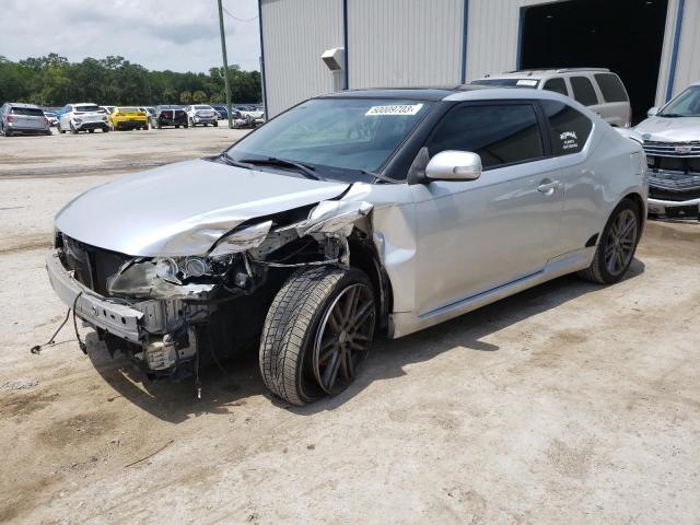 JTKJF5C77D3045569 - 2013 TOYOTA SCION TC SILVER photo 1