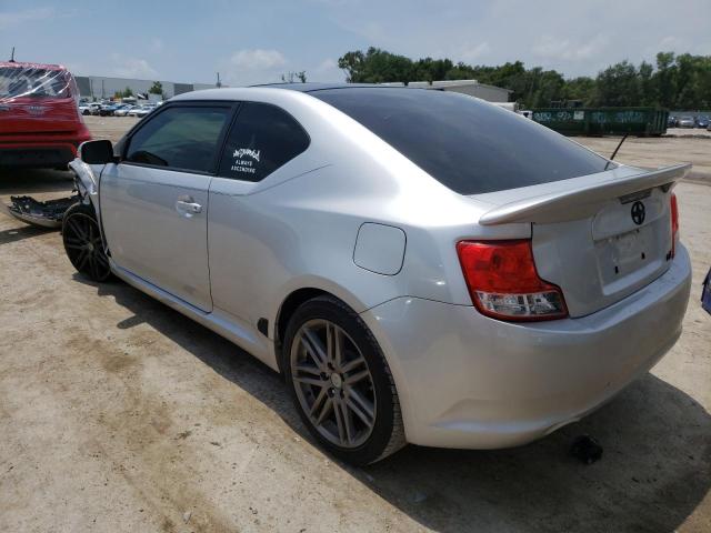 JTKJF5C77D3045569 - 2013 TOYOTA SCION TC SILVER photo 2