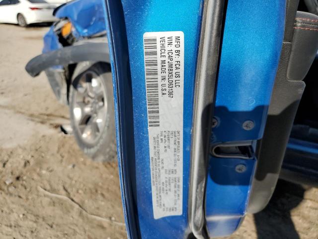1C4PJMBX5LD631367 - 2020 JEEP CHEROKEE TRAILHAWK BLUE photo 13