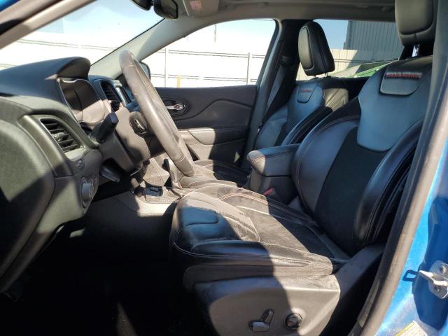 1C4PJMBX5LD631367 - 2020 JEEP CHEROKEE TRAILHAWK BLUE photo 7