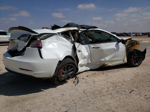 5YJ3E1EB4MF047358 - 2021 TESLA MODEL 3 WHITE photo 3