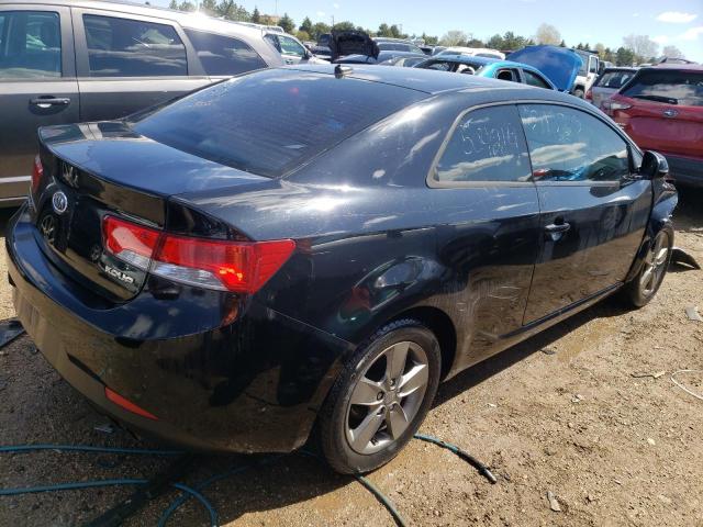 KNAFU6A27B5388414 - 2011 KIA FORTE EX BLACK photo 3