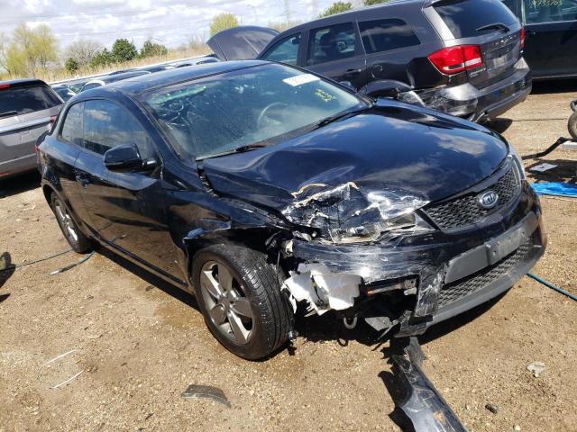 KNAFU6A27B5388414 - 2011 KIA FORTE EX BLACK photo 4