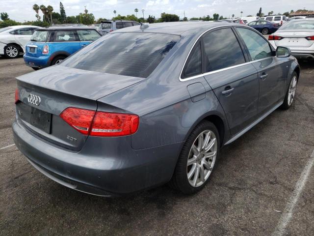 WAUEFAFL5CN021121 - 2012 AUDI A4 PREMIUM PLUS GRAY photo 4