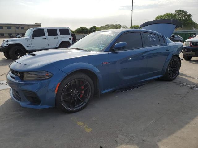 2C3CDXGJ0MH551012 - 2021 DODGE CHARGER SCAT PACK BLUE photo 1