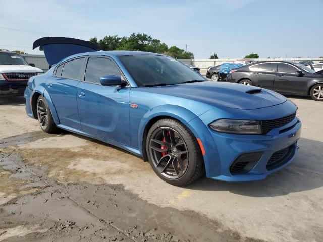 2C3CDXGJ0MH551012 - 2021 DODGE CHARGER SCAT PACK BLUE photo 4