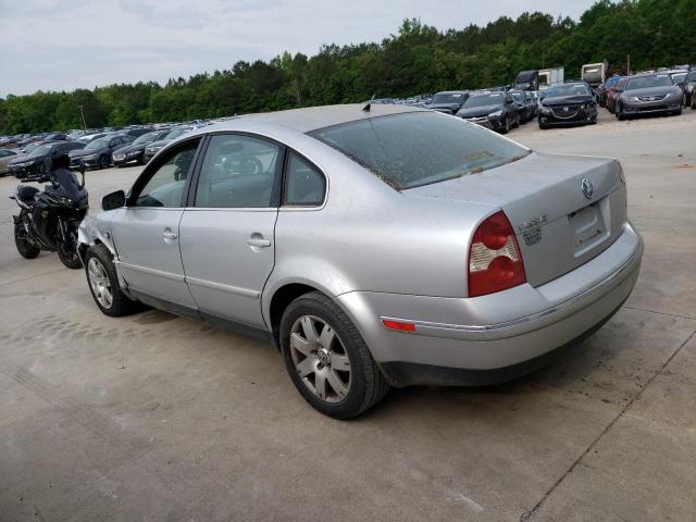 WVWRH63B61P295324 - 2001 VOLKSWAGEN PASSAT GLX SILVER photo 2