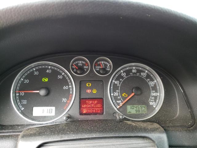 WVWRH63B61P295324 - 2001 VOLKSWAGEN PASSAT GLX Gümüş foto 9