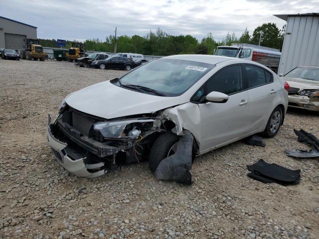 KNAFK4A67F5390747 - 2015 KIA FORTE LX WHITE photo 1