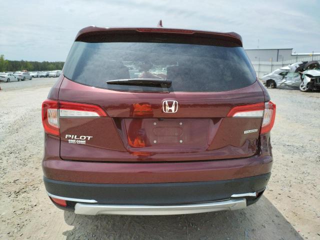 5FNYF5H6XNB004587 - 2022 HONDA PILOT TOURING BURGUNDY photo 6