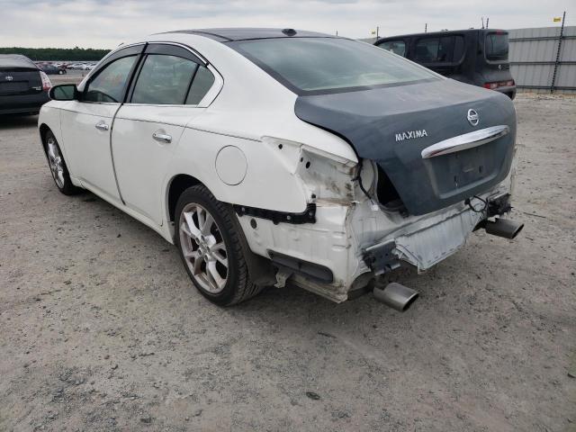 1N4AA5AP5CC850466 - 2012 NISSAN MAXIMA S WHITE photo 3