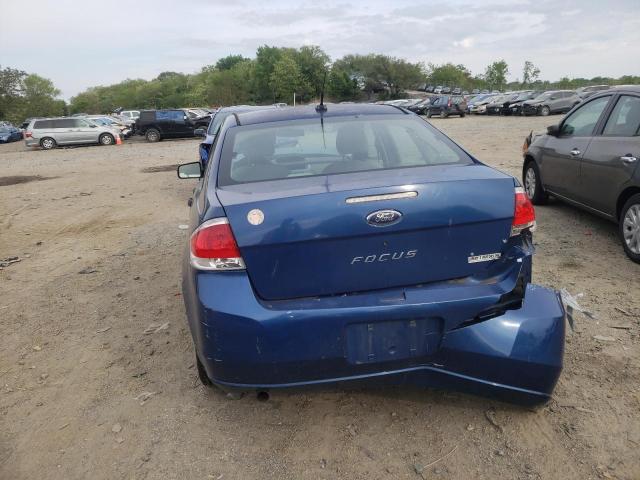 1FAHP34N88W292551 - 2008 FORD FOCUS S/SE BLUE photo 6