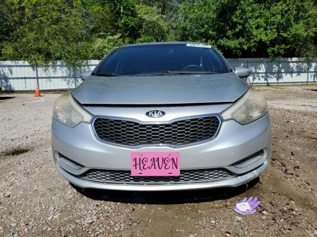 KNAFK4A66F5257655 - 2015 KIA FORTE LX SILVER photo 5