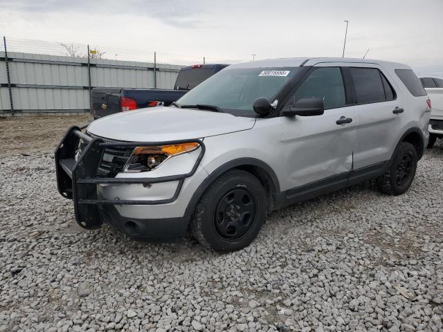 1FM5K8AR3EGC08203 - 2014 FORD EXPLORER POLICE INTERCEPTOR 银色 照片 1