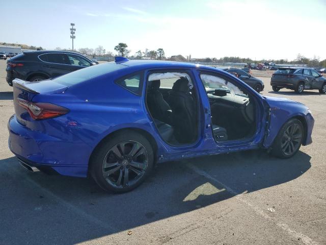 19UUB6F52MA000536 - 2021 ACURA TLX TECH A BLUE photo 3