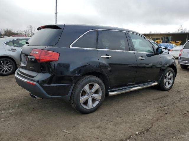 2HNYD2H61BH528988 - 2011 ACURA MDX TECHNOLOGY أسود صورة 3