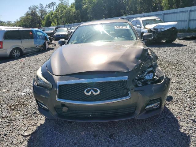 JN1BV7AP7EM673224 - 2014 INFINITI Q50 BASE BROWN photo 5