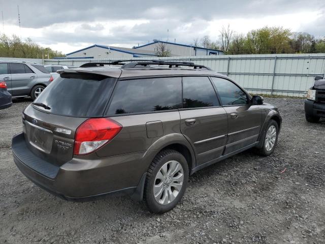 4S4BP63C694328439 - 2009 SUBARU OUTBACK 2.5XT LIMITED GREEN photo 3