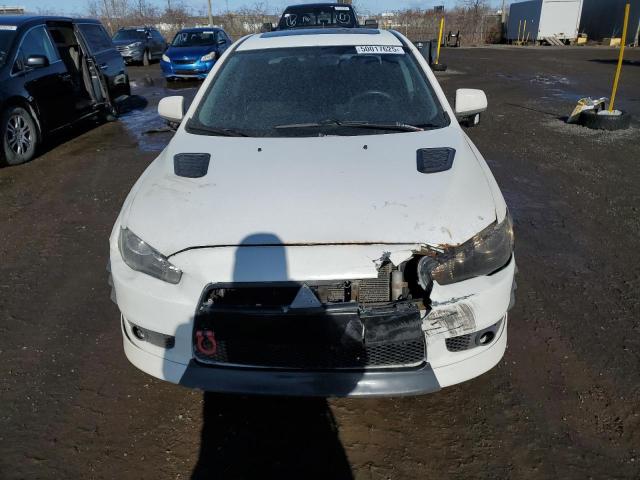 JA3AU26U49U615508 - 2009 MITSUBISHI LANCER ES/ES SPORT WHITE photo 5