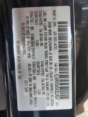 JM3KFBDM2M0494679 - 2021 MAZDA CX-5 GRAND TOURING BLUE photo 14