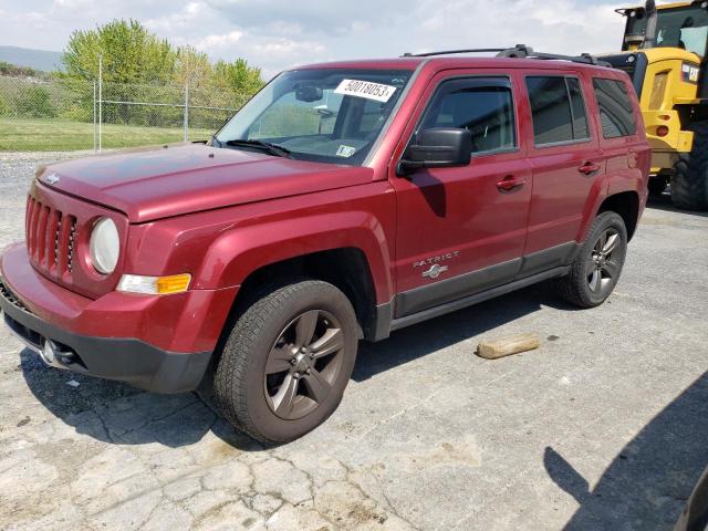 1C4NJRFB9DD248312 - 2013 JEEP PATRIOT LATITUDE MAROON photo 1