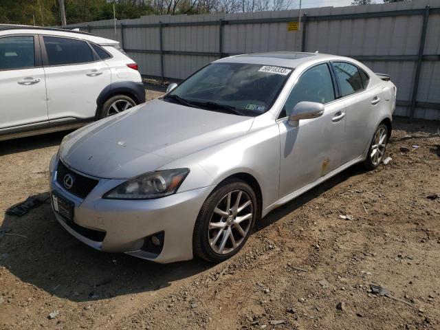 JTHCF5C22C5059059 - 2012 LEXUS IS 250 SILVER photo 1